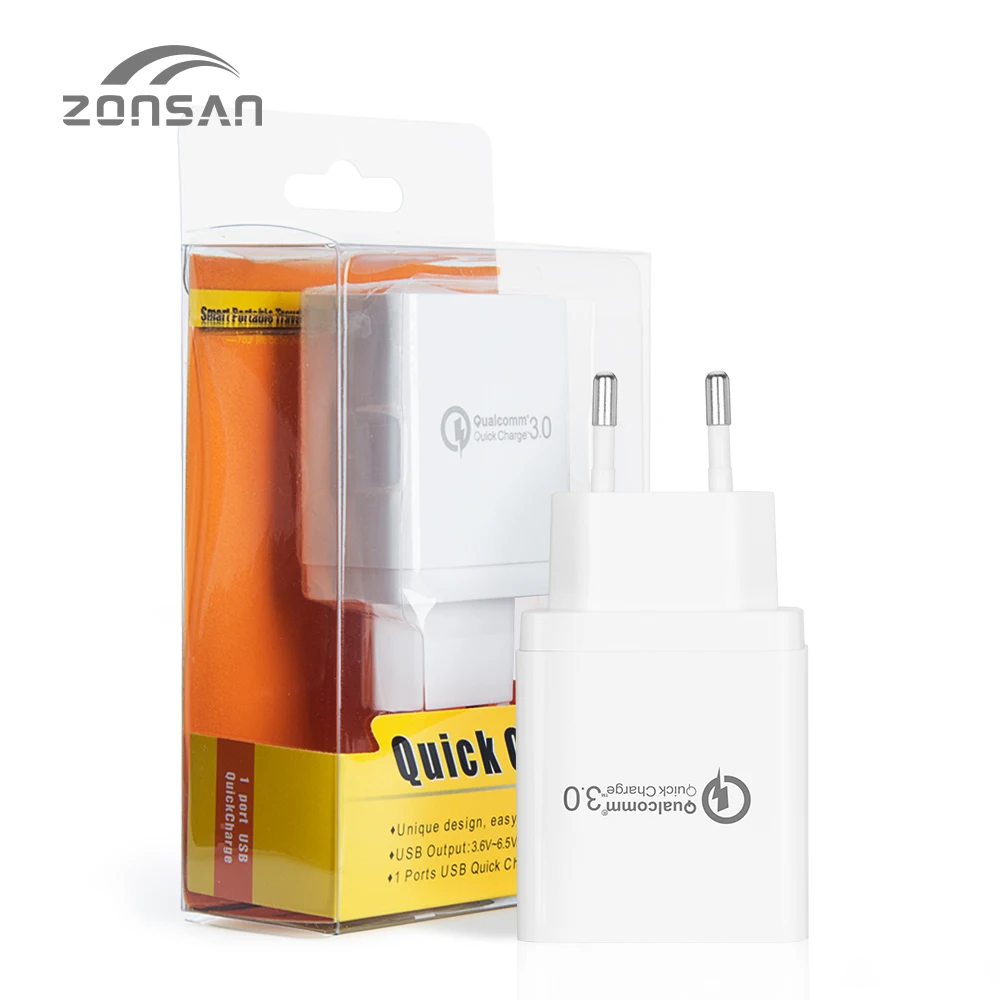 
micro usb charger, quick charge 3.0 qualcomm usb power charger adapter, mobile phone charger 