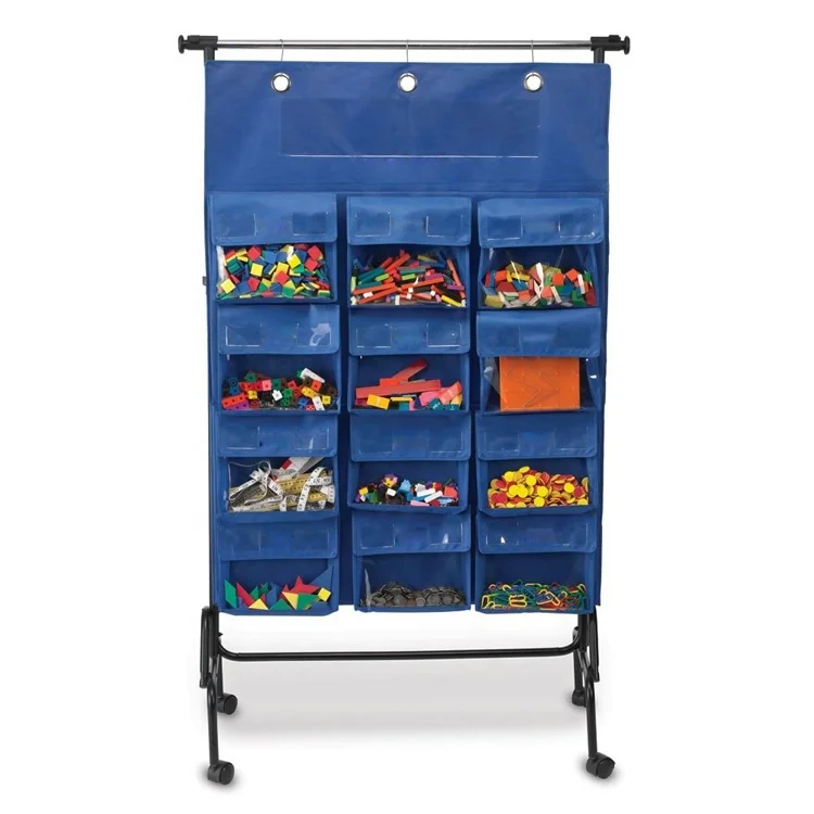 Classroom Center Storage System Hanging Wall Organizer Pocket Chart