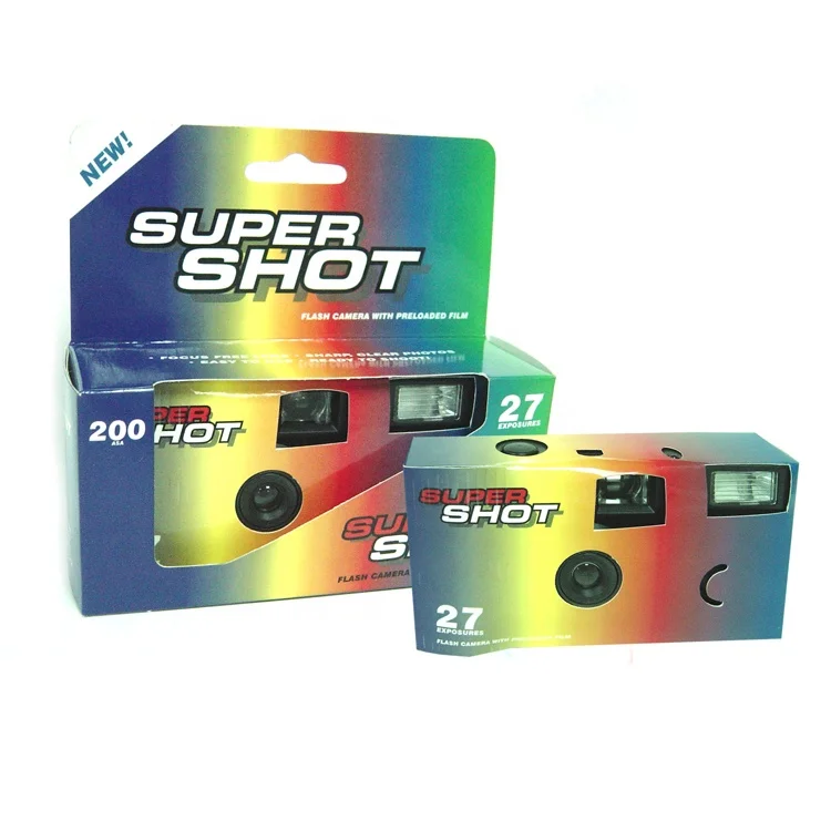 Disposable Camera Single Use 35MM Colour Film With Flash