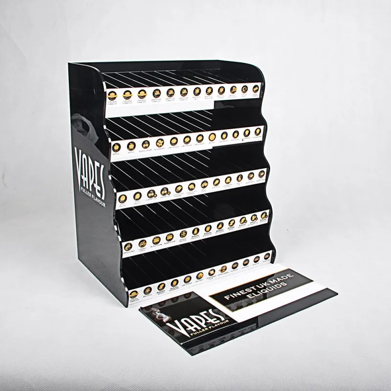 Customized rotating acrylic nail polish display stand racks