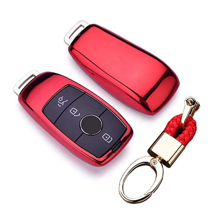 Car Key wallet case Eco-Friendly non-toxic TPU material Car Key Case for new BenzE class E200L E300L E3201