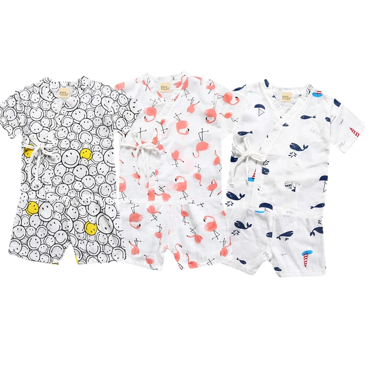
Wholesale 100% Cotton Printing Baby Sleepwear Pajamas 