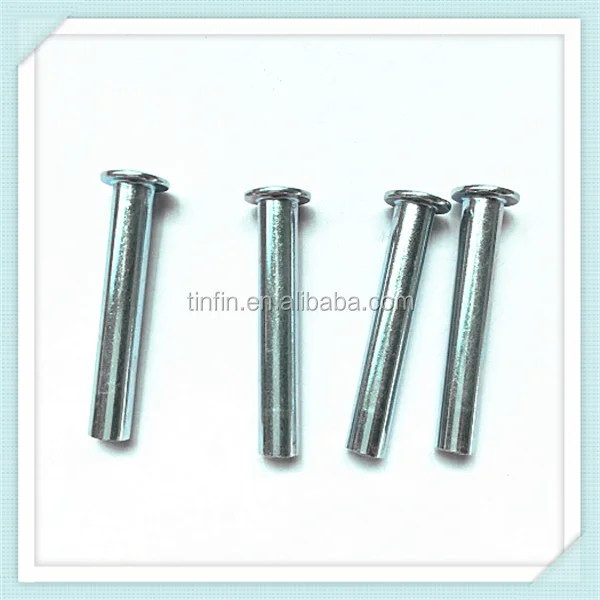 Round Head Steel Semi Hollow Tubular Rivets