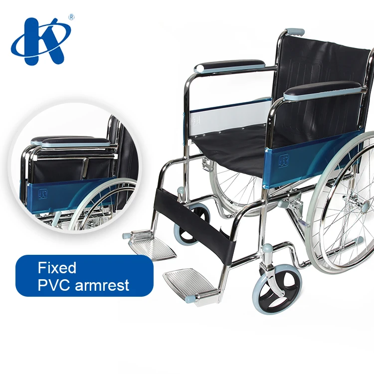 European and USA best sellers Modern design wheelchairs for disabilities cheap price Economy standard Steel Manual Wheelchair