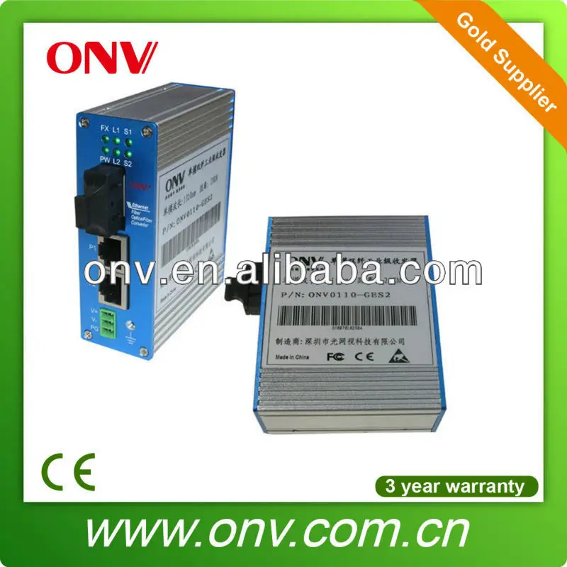 10/100/1000 м gigabite TELCOM класса Интернет industrial media converter