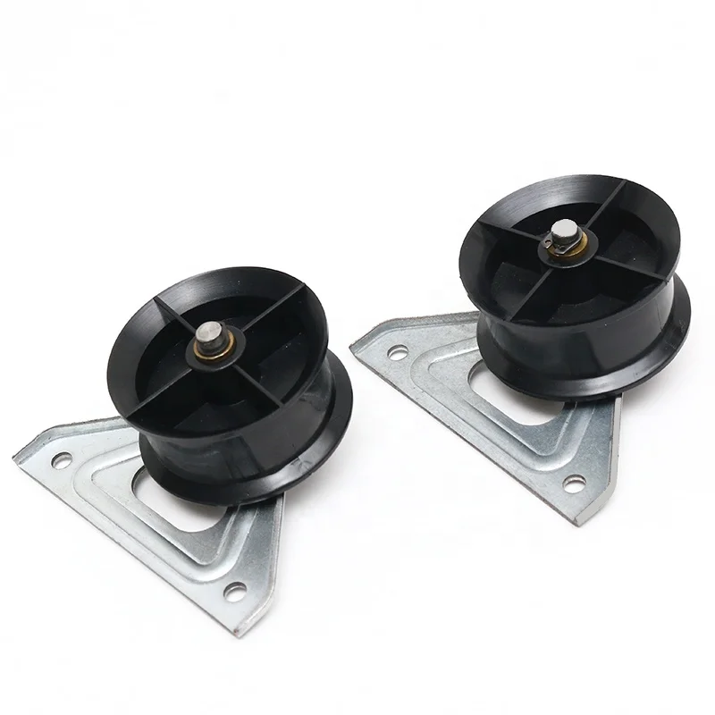 Custom plant price dy048 injection plastic pulley and steel bracket assembly made in Dymolding
