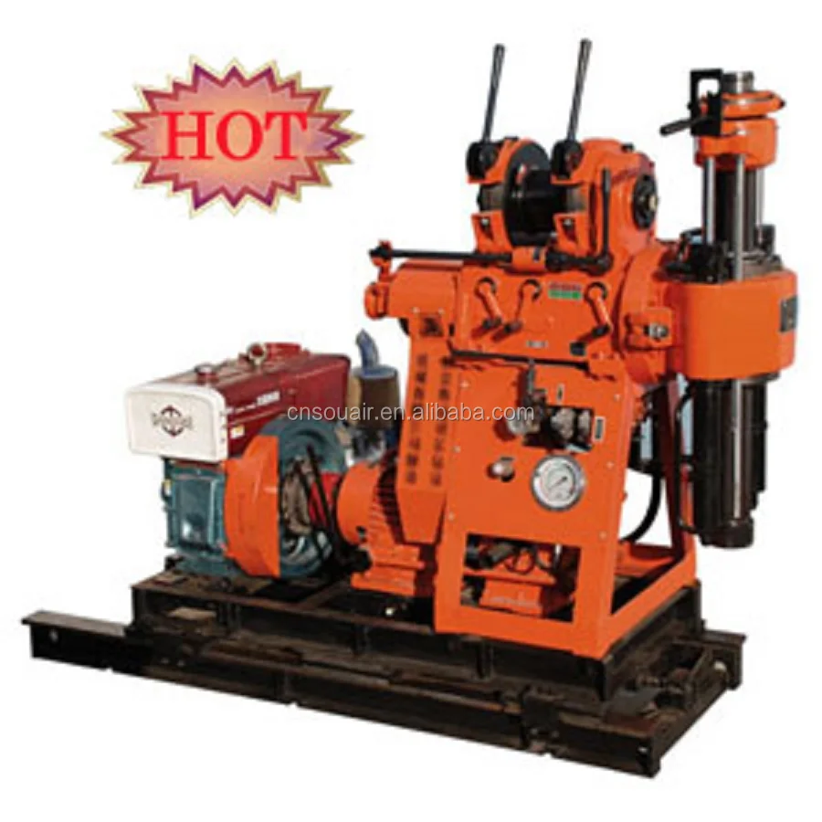 Copper/Coal/Gold/Iron mining surface diamond core drilling rig Exploration Rig Model XY-1 Spindle Core Drill Rig 30-150m hole