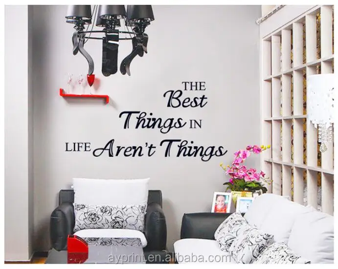 DF5403 The words wall decoration DIY home decorative wall stickers/wall decal