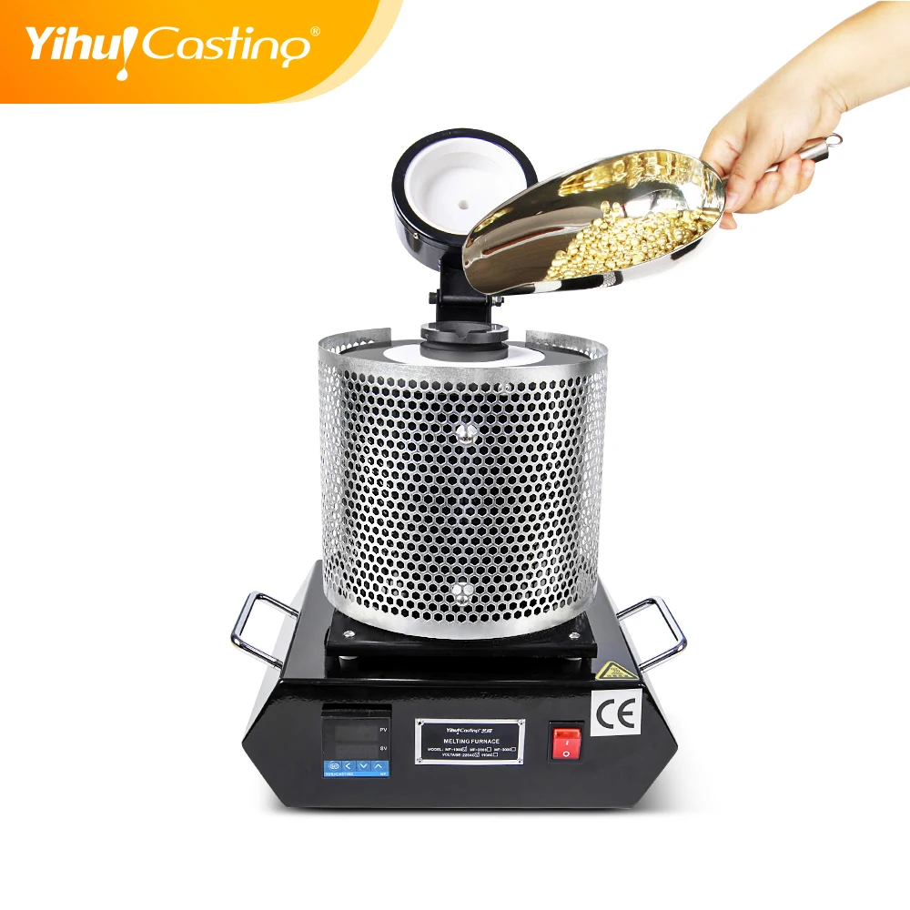 1kg Mini melting furnace, with imported heating coil furnace for smelting gold and silver,goldsmith tools