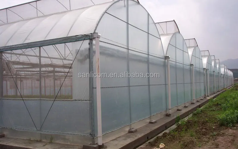 Double Layer Inflated Poly Film Greenhouses