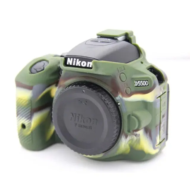 
Professional Secure Silicone Camera Cover Housing Rubber Protective Body Skin Bag For Nikon D5500 D5600 DSLR Camera Case 