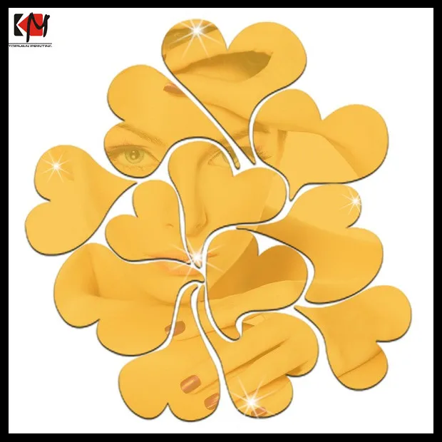 Wholesale customized Eco-friendly PVC 3D Wall Paper Sticker