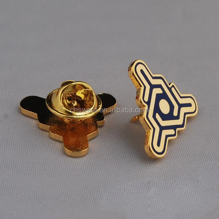 Any color printed and enamel custom made motorcycle metal pin badges