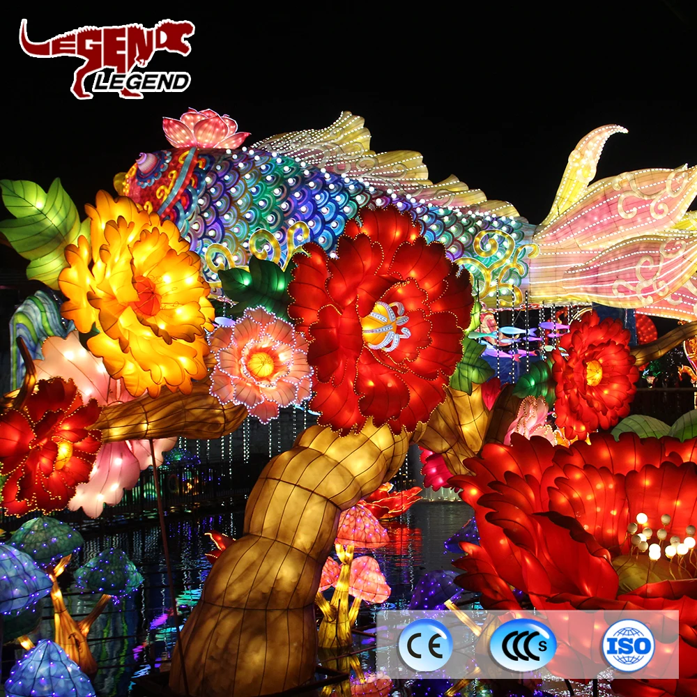 
Chinese LED Lantern Decorative Vehicle Parade Float For Parade 