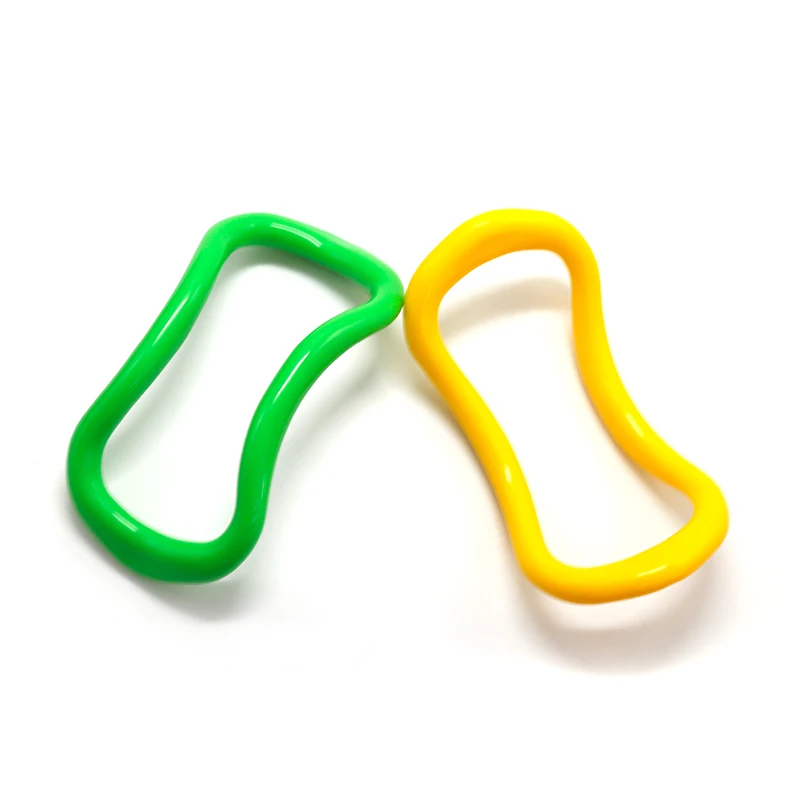 High quality fitness exercise tool Wellshow Exercise Yoga Ring Multi Stretch Wave Pilates Ring