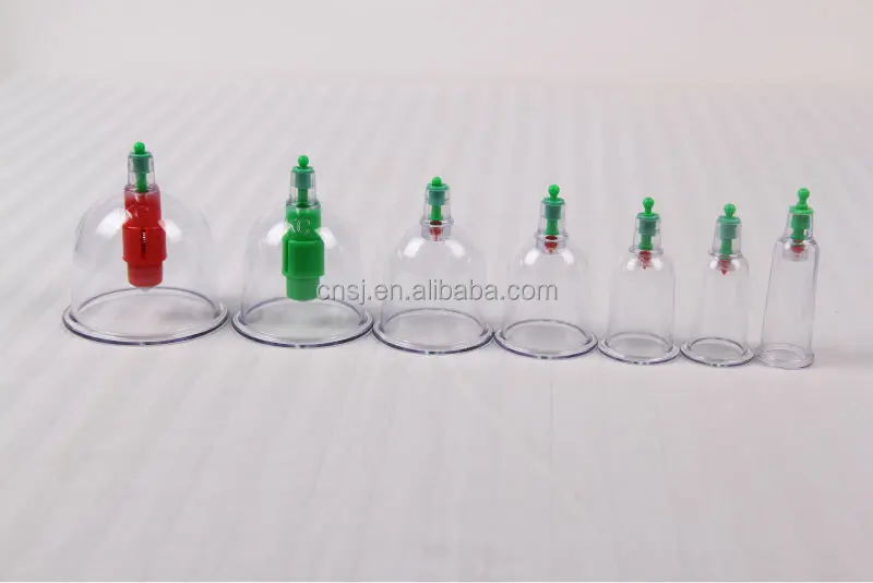 
Acupuncture Cupping Hand Pump Vaccum Cupping Therapy Set 24 Cups+8 Magnets cupping massage treatment 