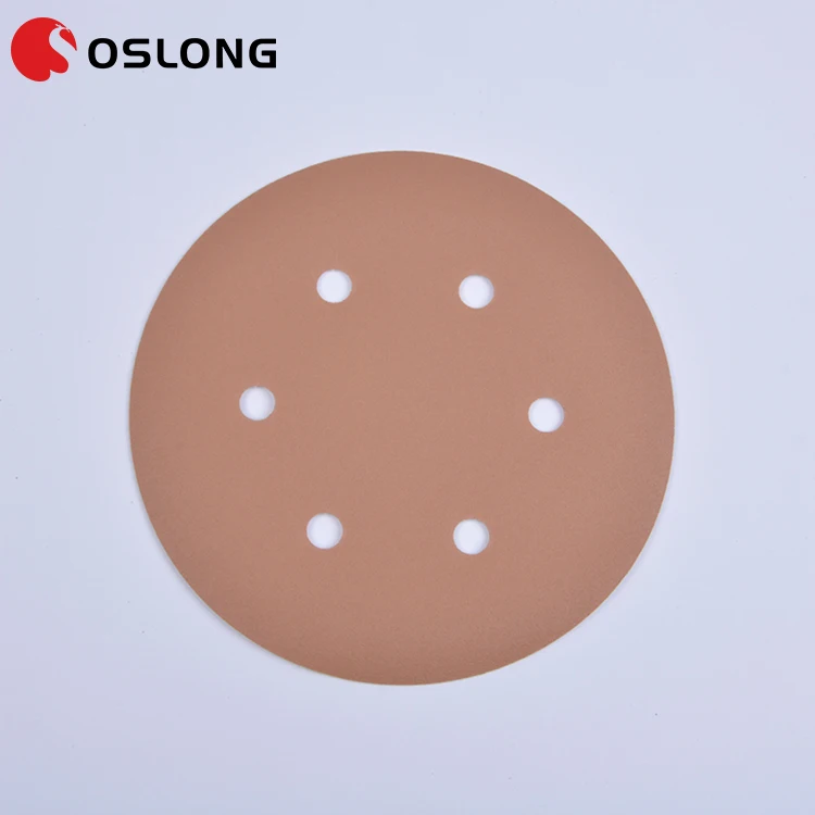 Round sandpaper disc for stainless steel grinding
