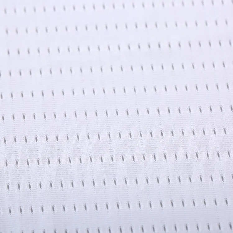 2022 new summer breathable sport wear power small hole mesh fabric stretch