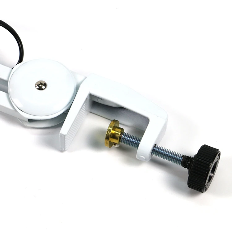 Table 4x 6x 10x 15x 20x 30x diopter led cold light magnifier lamp square beauty, magnifier lamp with metal clamp