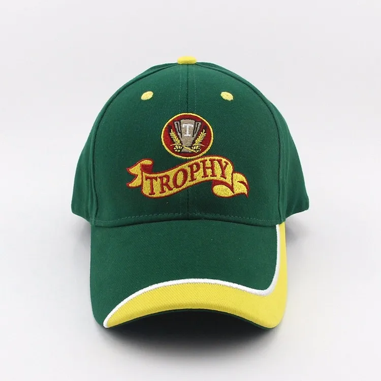 wholesale brand caps hats beer promotion baseballcap patch embroidery brim china cap factory
