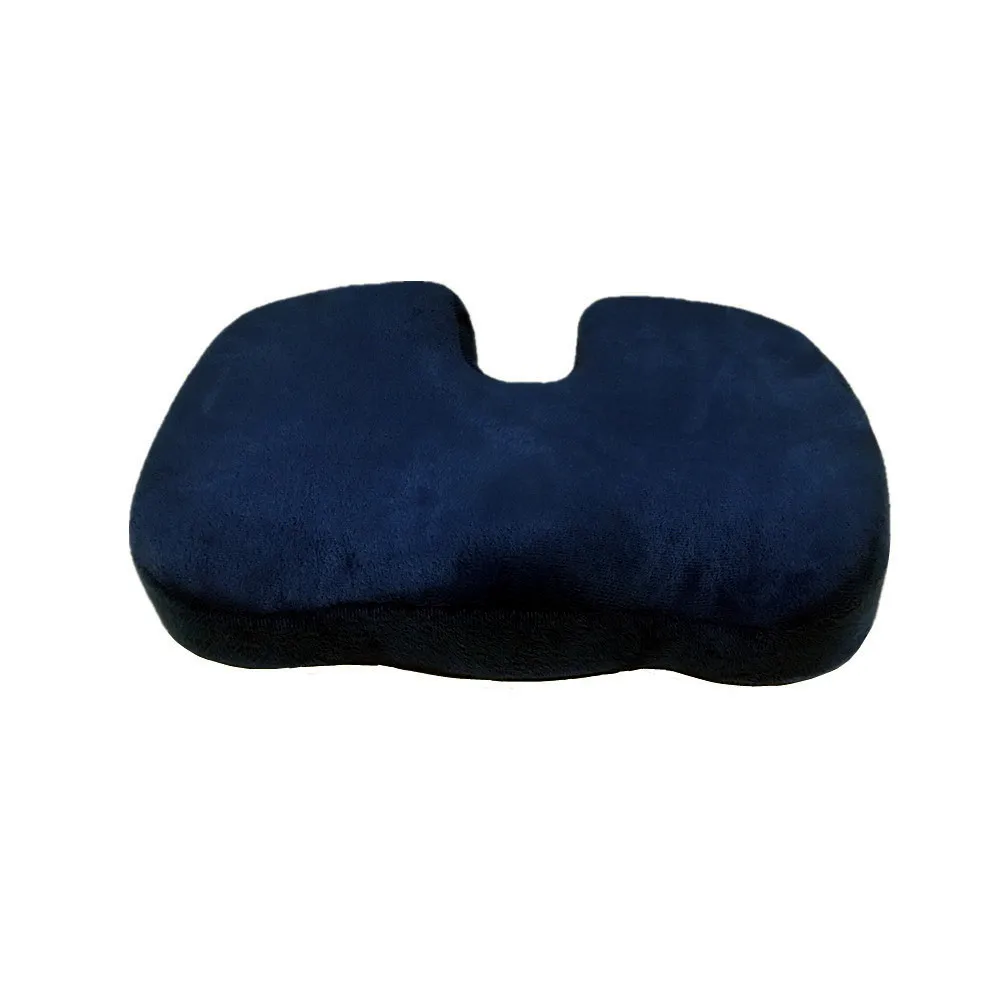 Coccyx Memory Foam Seat Cushion For Office Chairs, Wheelchair, Car Seat -Black