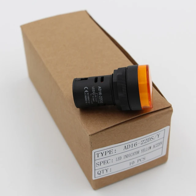 ad22-22ds indicator lamp led signal lamp indicator with 240v indicator light
