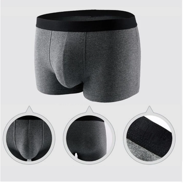 
Wholesale High Quality 100% cotton private label boxers underwear men 