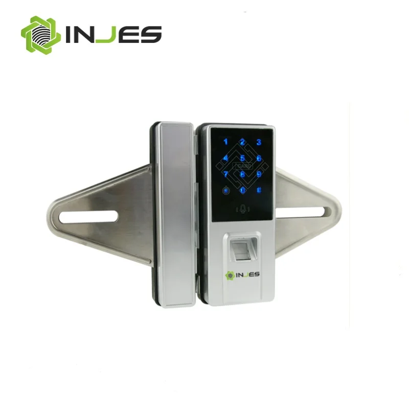 Fingerprint Password Verification ID/IC Card Remote Control Wireless Door Lock for Glass Sliding Door