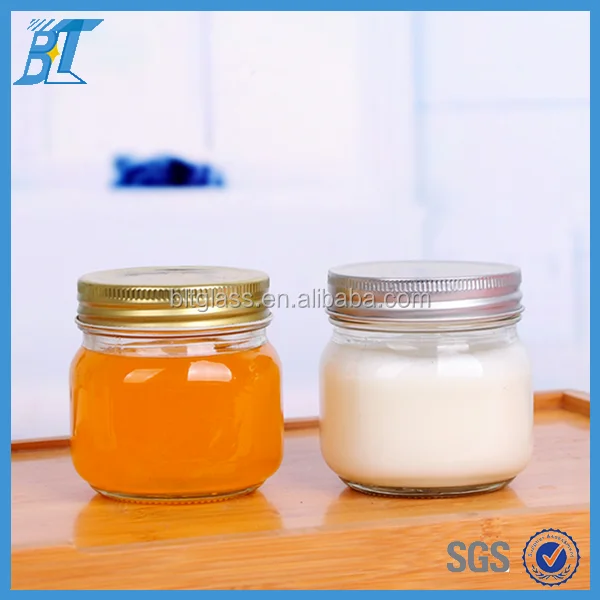 Glass Preserving Jar Set Mason Jar for Canning Food with Sliver Lid 0.25L 0.5L 1L
