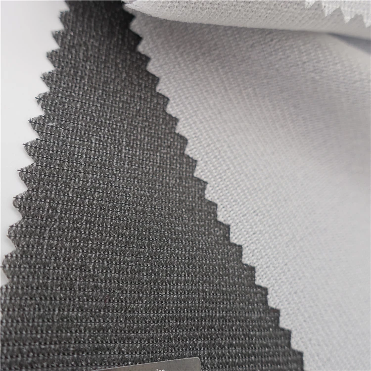tricot warp knitted woven fabric fusible interlining 100 polyester tricot mesh fabric