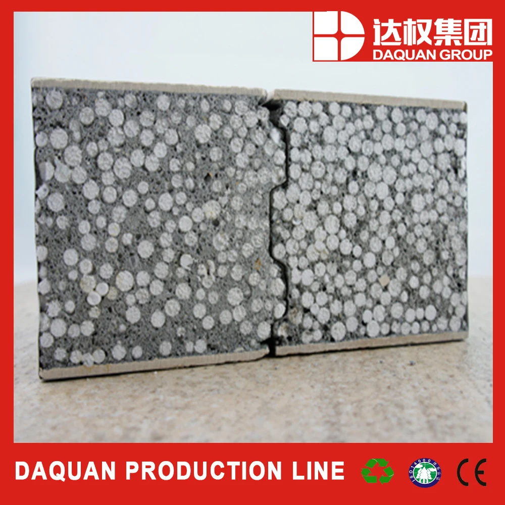 EPS cement sandwich panel production line/lightweight concrete wall panel forming machinery