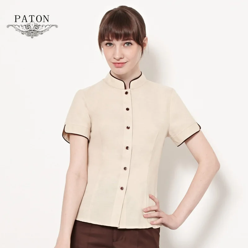 
New Fashion Style Long Sleeves Hotel Room Service Cleaning Staff Uniforms 