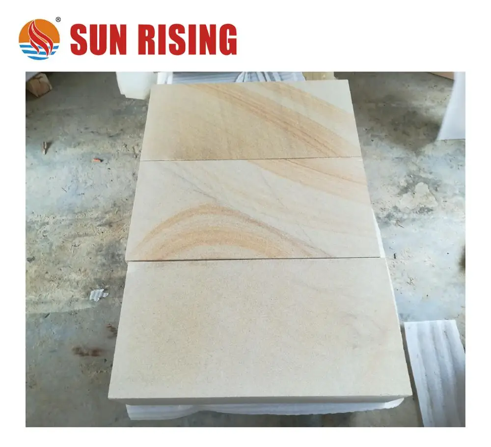 Manufacturer and Quarry-Owner Supply Wooden Yellow Sandstone