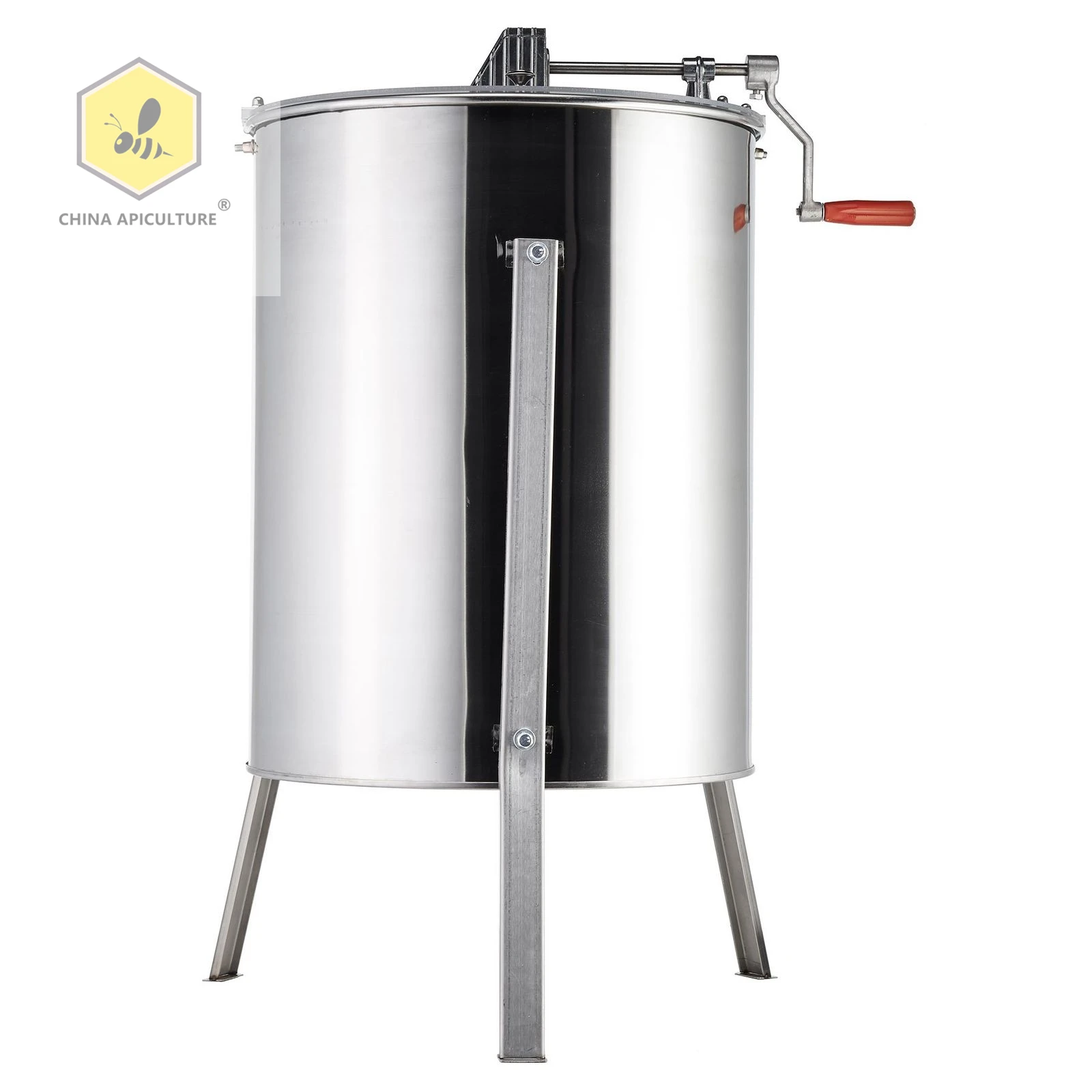 Wholesale 4 frame 201/304 Stainless steel Manual Honey extractor