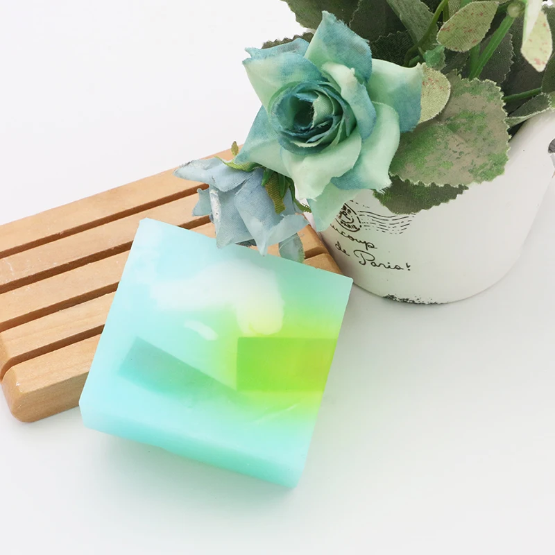 Blue lucky cloud aroma essential oil handmade natural soap bar