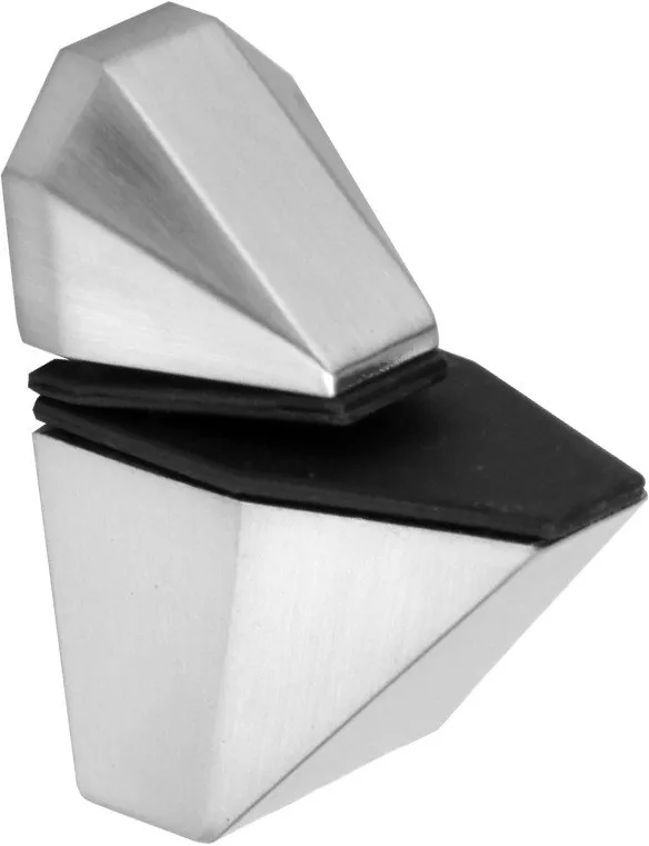 Zinc alloy glass shelf support for furniture hardware shelf holder clamp