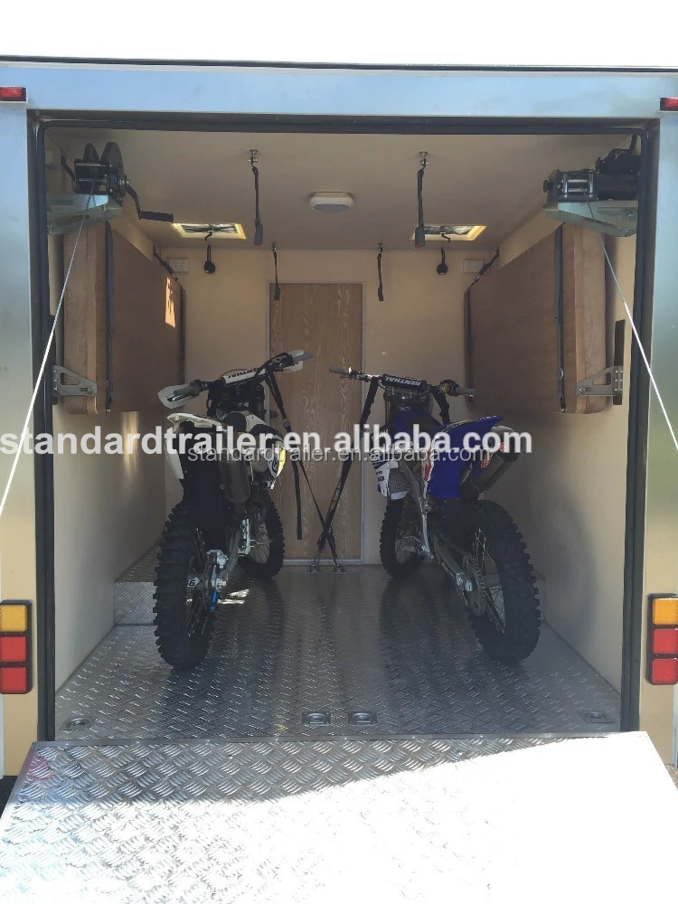 
Manufacture of toy hauler camper van 