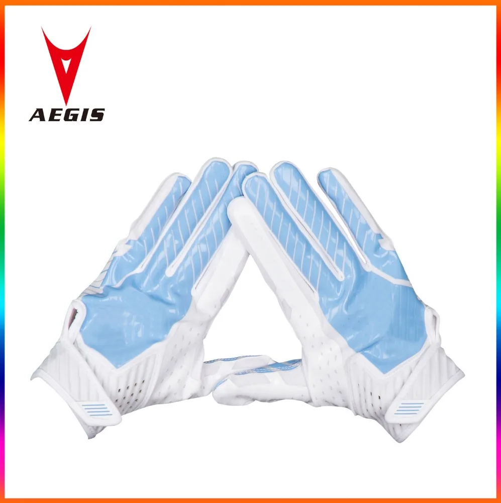 American football gloves custom palm football receiver gloves manufacturer