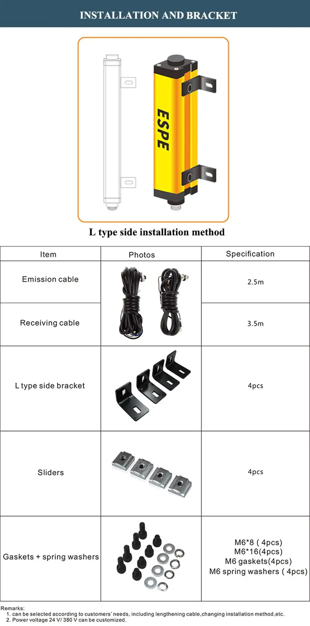 In Stock Universal Use 24V Safety Light Curtain NPN PNP Light Barrier Sensor Photoelectric Protection Sensor