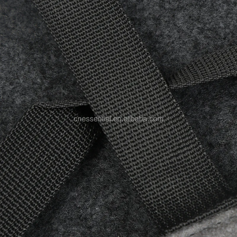 Wholesale felt tote shopping bags, felt handbag with customized brand printing
