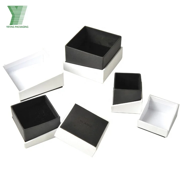 Yi Feng Packaging 2020 New Custom Luxury White Printed Unique Paper Necklace Ring Packaging Gift Jewelry Box custom logo
