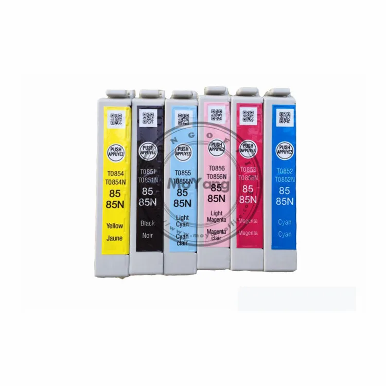 MoYang INK CARTRIDGE T0851 T0852 T0853 T0854 T0855 T0856 Compatible for EPSON PHOTO 1390 R330 printer