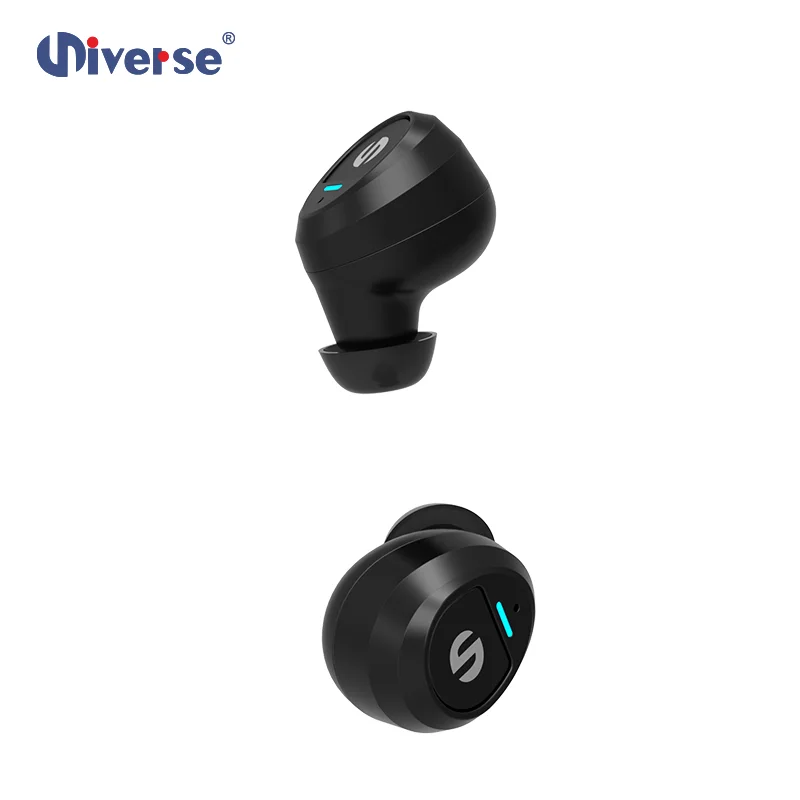 Беспроводная Bluetooth гарнитура громкой связи Bluetooth-наушники с микрофоном и регулятором громкости шумоподавлением