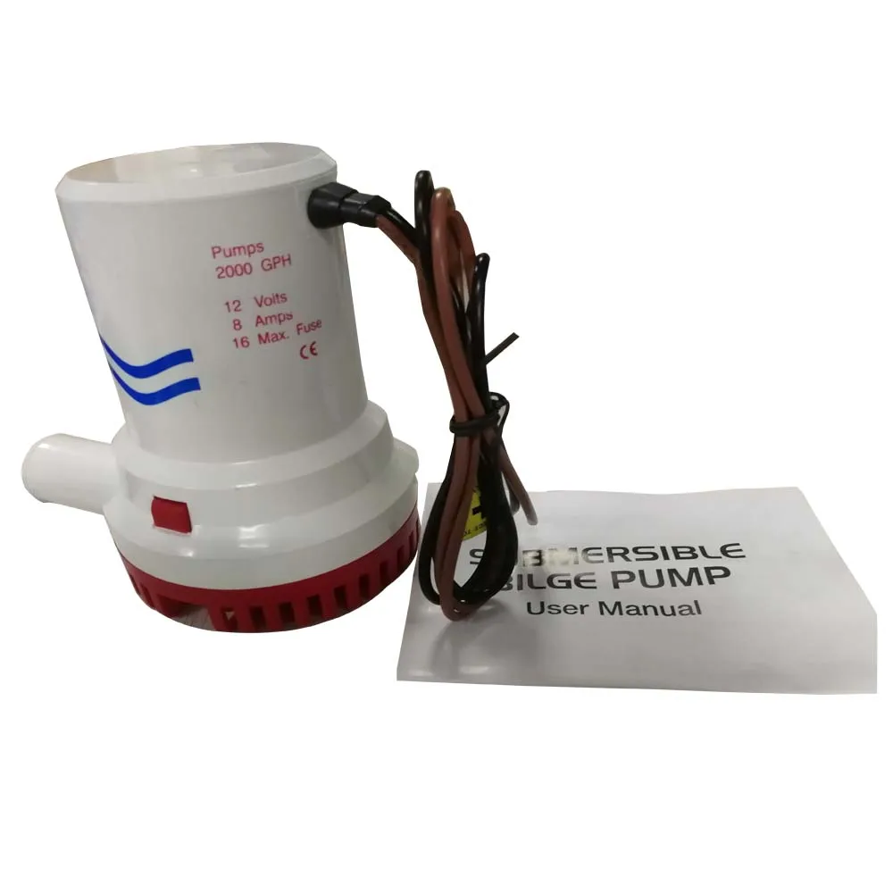 Морской откачивающий насос 24 В и балластный насос 2000 Гал/ч