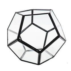 Box Geometric Terrarium Vintage Artificial Glass Bulk Copper for Indoor Terrarium Tabletop Vase Acceptable Customized 15~30days