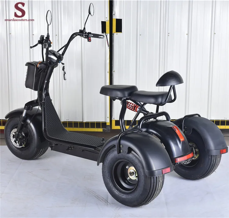Professional manufacturer Smarda 3 wheel scooter adult electric scooters citycoco 1500w cheap electric scooter for old