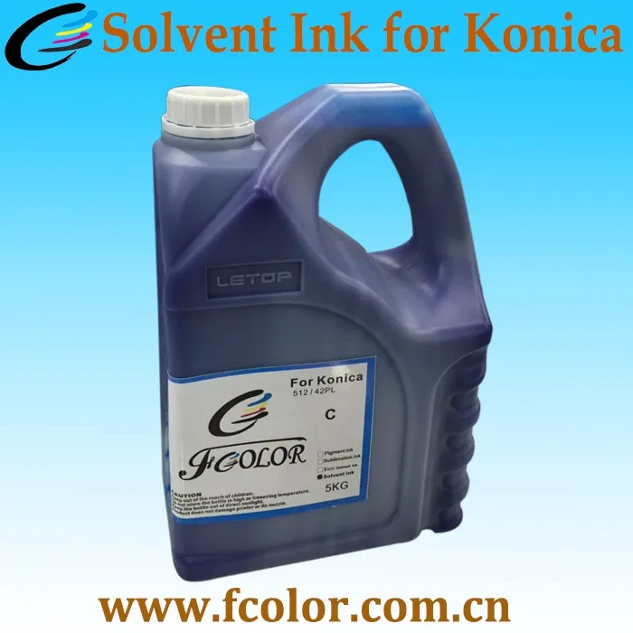 Solvent Ink For Konica 512i 35pl 14pl Printing Inks