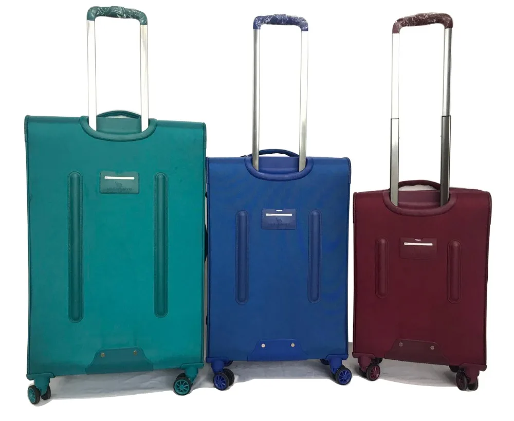 Top quality nylon waterproof fabric bag suitcase trolley luggage set