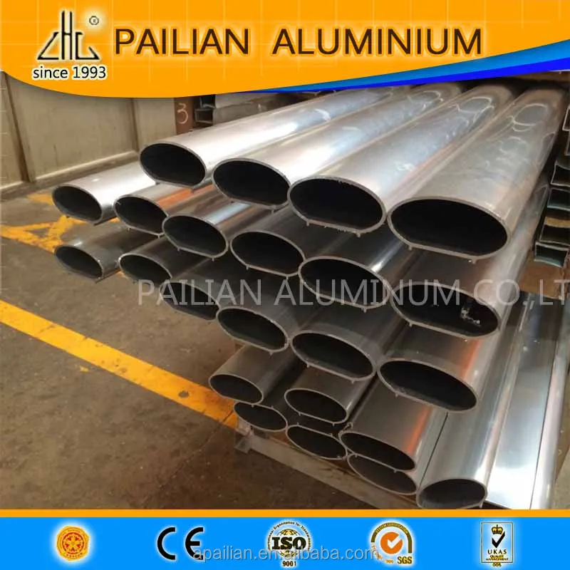 6061 Алюминиевого сплава трубки экструзии профиля, Алюминиевые трубки для шин