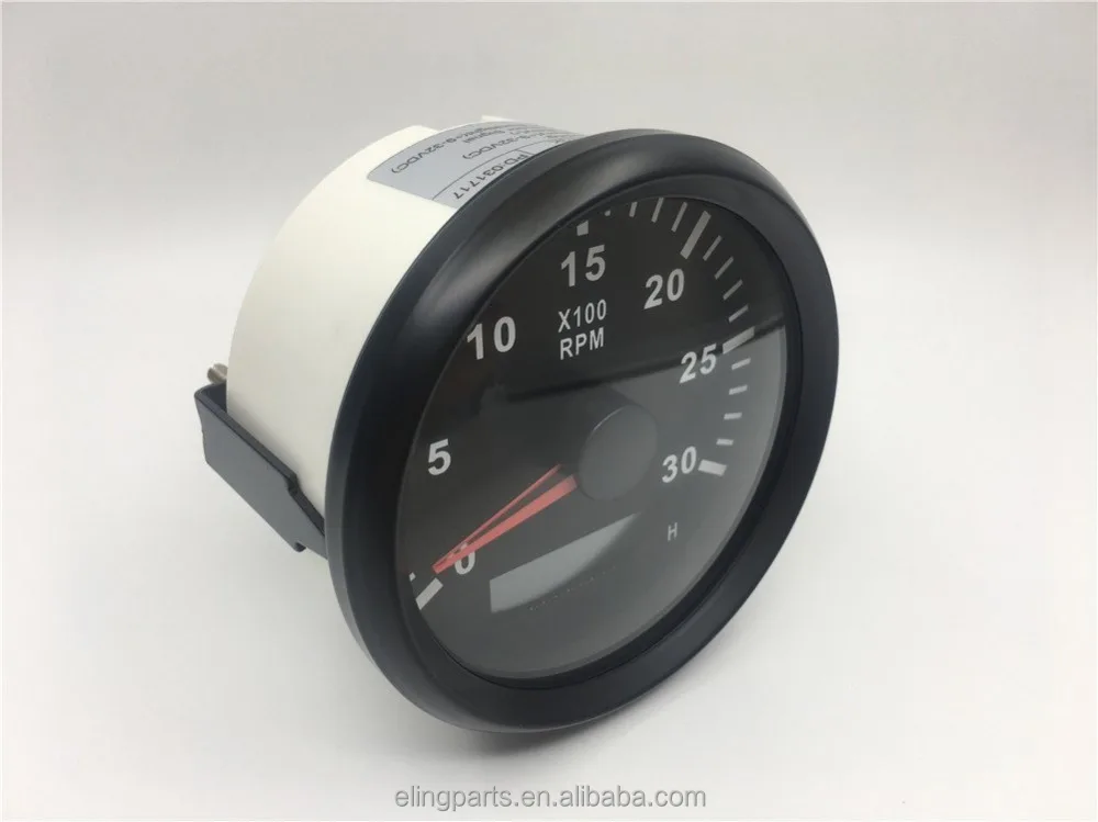 85 мм авто морской Аналоговый тахометр об/мин REV счетчик 3000 об./мин. с счетчик 9-32 В с подсветкой